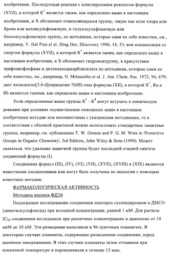 Производные пиридазин-3(2h)-она и их применение в качестве ингибиторов фдэ4 (патент 2376293)