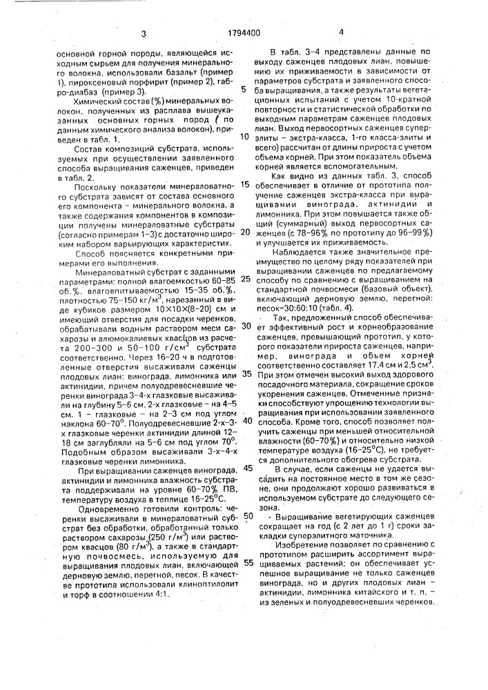 Способ выращивания саженцев (патент 1794400)