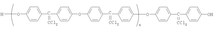 Хлорсодержащие ароматические олигоэфиры (патент 2382756)