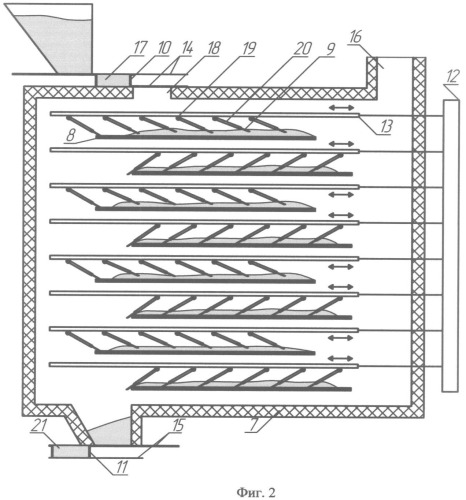 Способ сушки сыпучих материалов и камера сушки для него (патент 2348875)