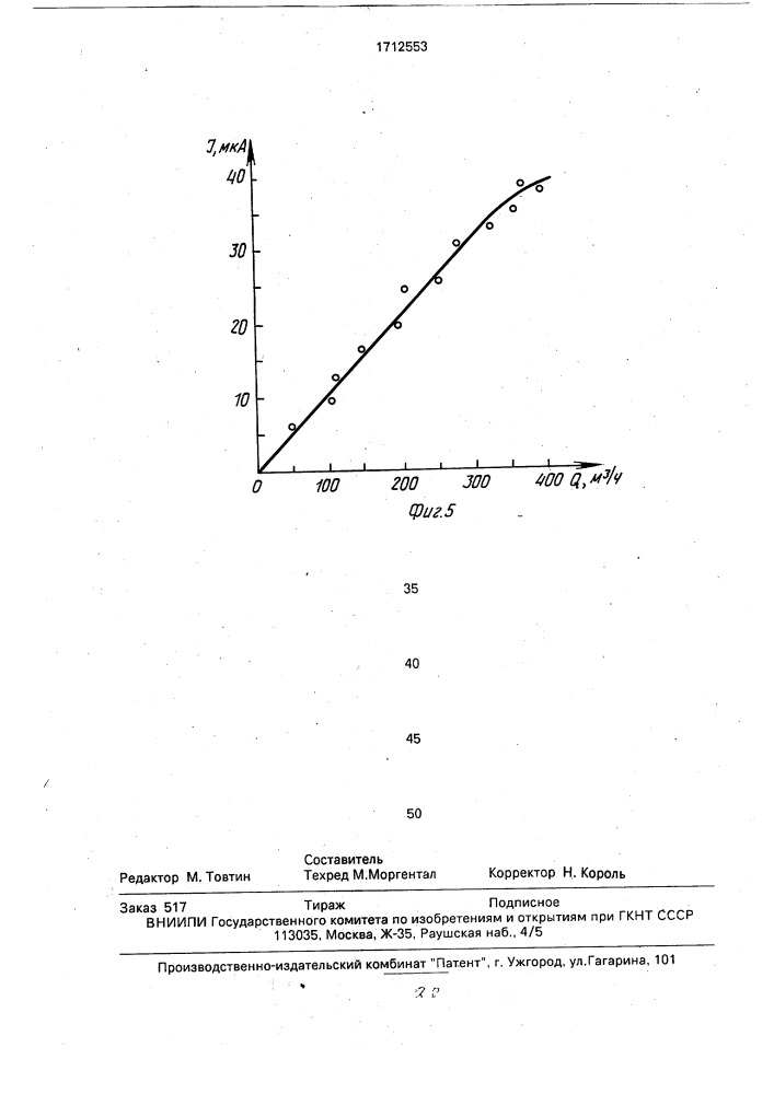 Датчик производительности драги (патент 1712553)