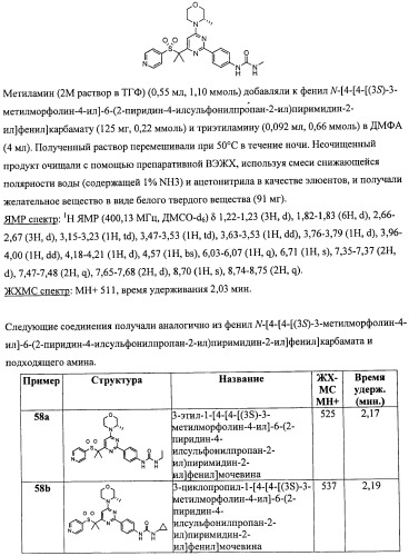 Производные морфолинопиримидина, полезные для лечения пролиферативных нарушений (патент 2440349)