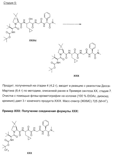 Новые пептиды как ингибиторы ns3-серинпротеазы вируса гепатита c (патент 2404189)