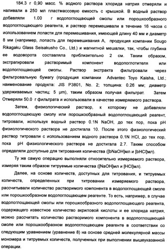Твердый водопоглощающий реагент и способ его изготовления, и водопоглощающее изделие (патент 2355370)