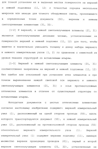 Фотодатчик документов из установленных на поверхности элементов (патент 2488169)