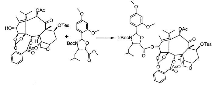 Способ получения производных таксана (патент 2275365)