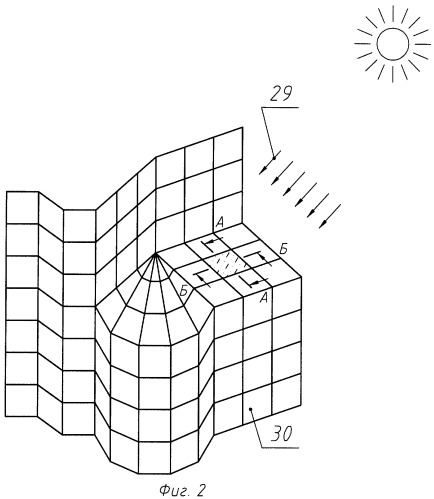 Солнечная батарея как элемент строительной конструкции (патент 2313642)