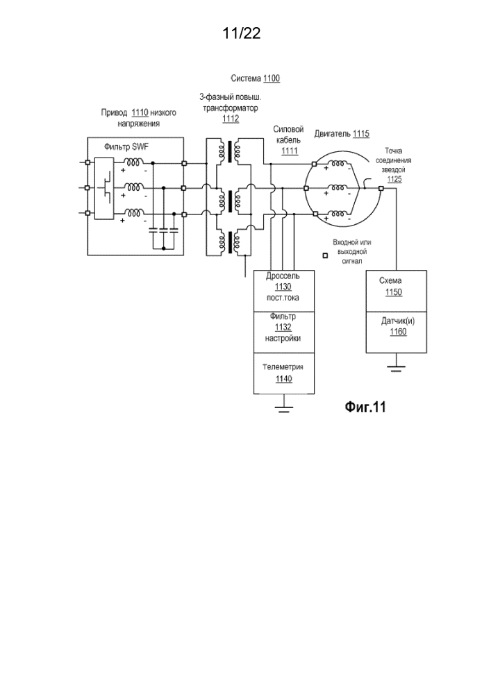 Телеметрическое оборудование для систем с многофазным электрическим двигателем (патент 2606034)