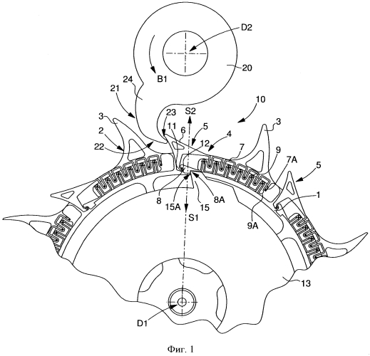 Синхронный анкерный механизм для часового механизма (патент 2571651)