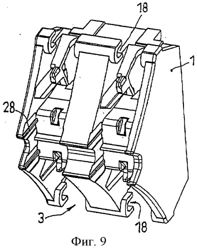 Электрический механизм кнопки/переключателя или переключателя на два направления с устройством для быстрого соединения (патент 2516225)