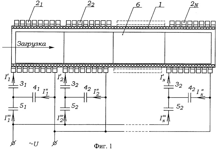 Индукционная установка сквозного нагрева мерных заготовок (патент 2256304)
