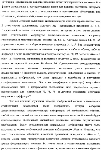 Способ формирования изображений в миллиметровом и субмиллиметровом диапазоне волн (варианты), система формирования изображений в миллиметровом и субмиллиметровом диапазоне волн (варианты), диффузорный осветитель (варианты) и приемо-передатчик (варианты) (патент 2349040)