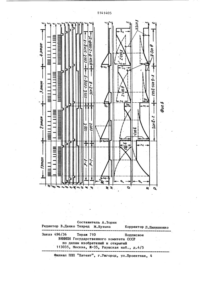 Устройство для преобразования координат (патент 1141405)