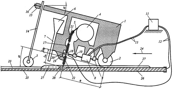 Устройство для сварки под флюсом толстолистовых мостовых конструкций (патент 2301135)