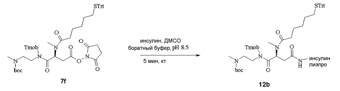 Пролекарства, содержащие конъюгат инсулина и линкера (патент 2574667)