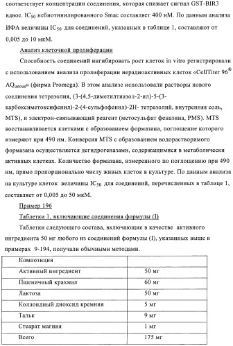 Ингибиторы iap (патент 2425838)