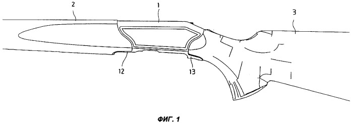 Ложа многозарядной винтовки, ствольная коробка и многозарядная винтовка (патент 2380644)