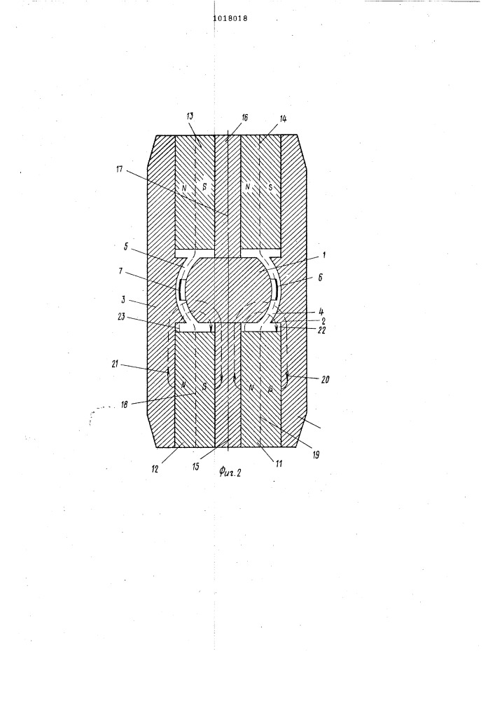 Магнитоэлектрический измерительный механизм (патент 1018018)
