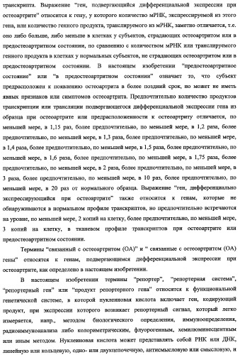 Гены, связанные с остеоартритом собак, и относящиеся к этому способы и композиции (патент 2341795)