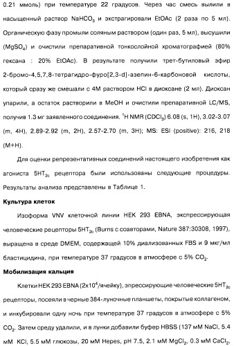 Замещенные производные азепина, фармацевтическая композиция и способ лечения заболеваний, расстройств и/или патологических состояний, при которых желательно модулирование функции 5ht2c-рецепторов (патент 2485125)