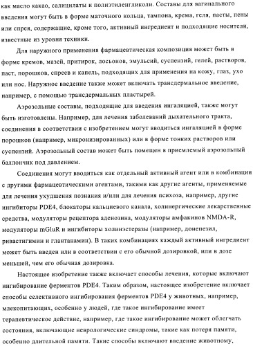 Производные пиразола в качестве ингибиторов фосфодиэстеразы 4 (патент 2379292)