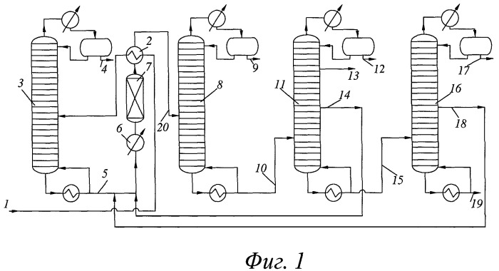 Способ разделения изопентан-пентан-гексановой фракции (патент 2478601)