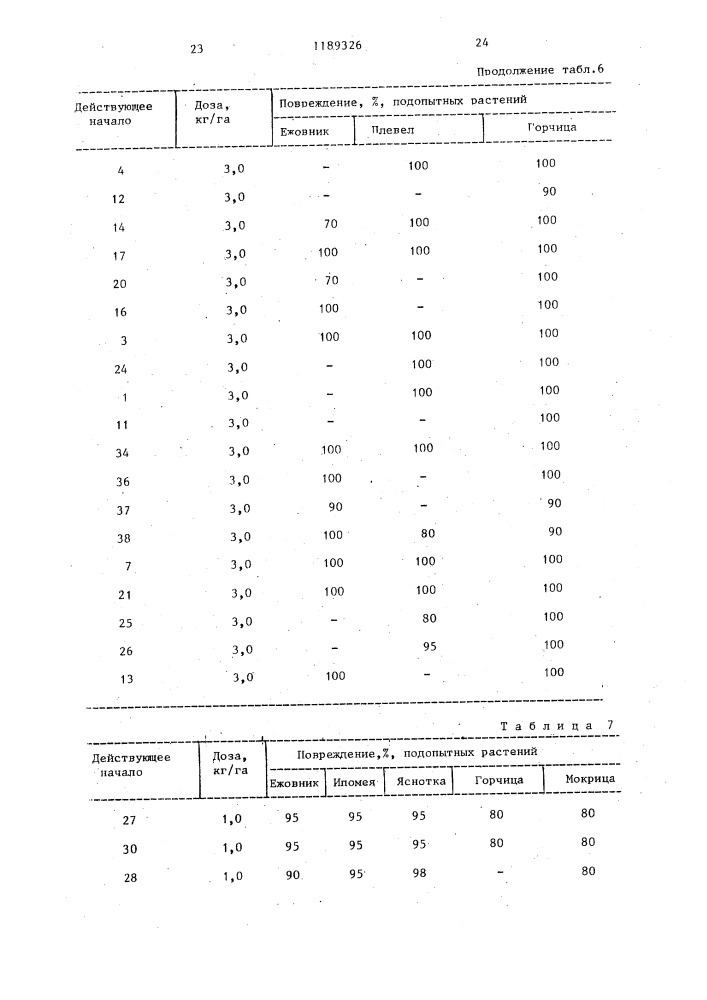 Гербицидное средство (его варианты) (патент 1189326)