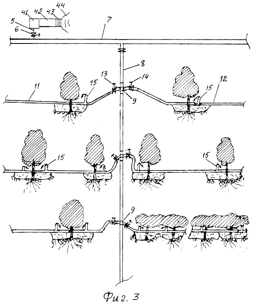 Способ капельного орошения на склонах оврага (патент 2652098)