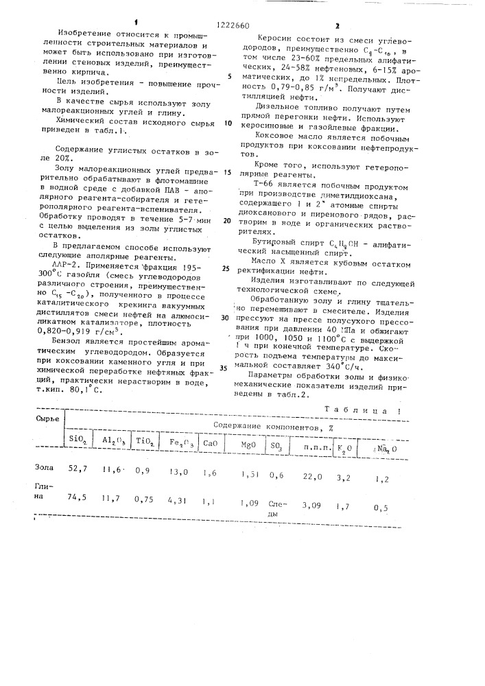 Способ изготовления стеновых керамических изделий (патент 1222660)