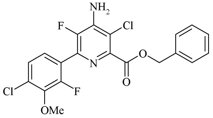 Способ получения 4-амино-5-фтор-3-галоген-6-(замещенных)пиколинатов (патент 2545074)