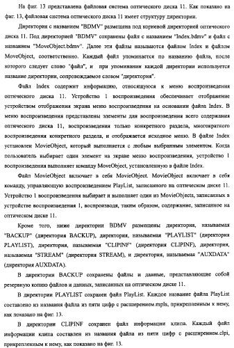 Устройство воспроизведения, способ воспроизведения, программа, носитель данных программы, система поставки данных, структура данных и способ изготовления носителя записи (патент 2414013)