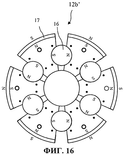 Электрдвигатель и/или генератор с механической подстройкой постоянного магнитного поля (патент 2543993)