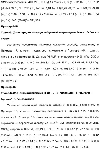 Производные бензотиазолциклобутиламина в качестве лигандов гистаминовых h3-рецепторов, фармацевтическая композиция на их основе, способ селективной модуляции эффектов гистаминовых h3-рецепторов и способ лечения состояния или нарушения, модулируемого гистаминовыми h3-рецепторами (патент 2487130)