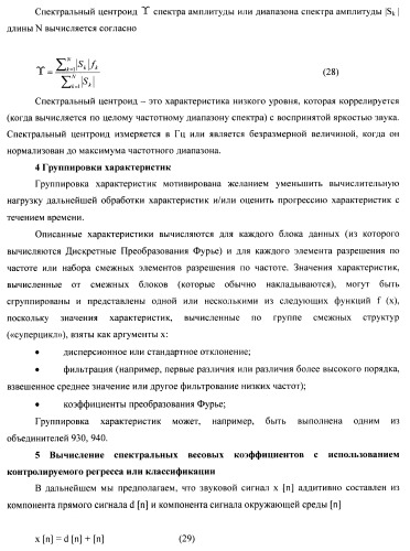 Устройство и способ для извлечения сигнала окружающей среды в устройстве и способ получения весовых коэффициентов для извлечения сигнала окружающей среды (патент 2472306)