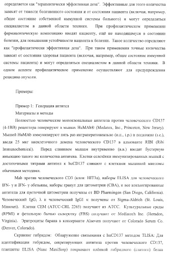 Человеческие антитела против человеческого 4-1вв (cd137) (патент 2376316)