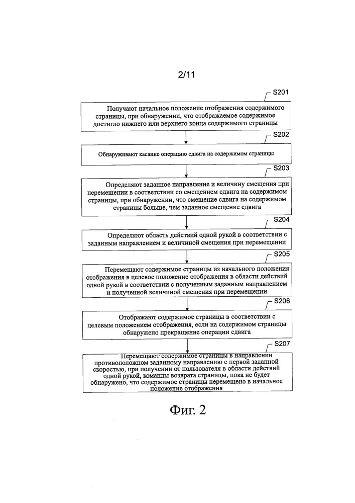 Способ и устройство перемещения содержимого страницы (патент 2660615)