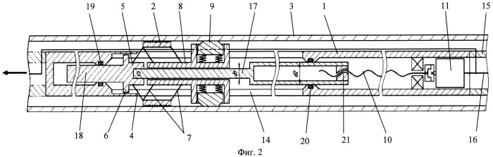 Скважинный тягач (варианты) (патент 2517297)