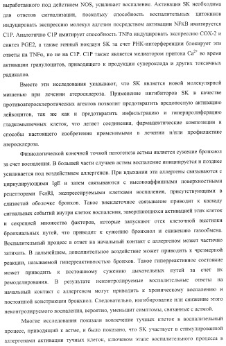 Ингибиторы сфингозинкиназы (патент 2447060)