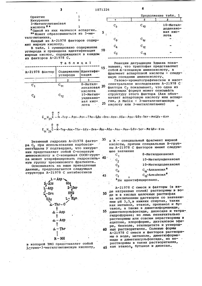 Способ получения антибиотической смеси (патент 1071226)