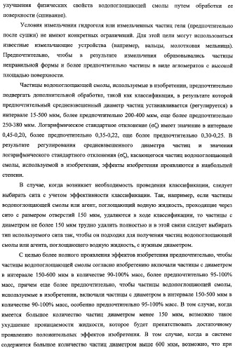 Агент, поглощающий водную жидкость, и способ его получения (патент 2337750)