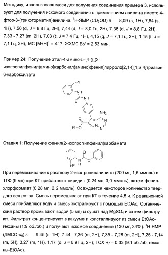 Производные пирролотриазина, применимые для лечения гиперпролиферативных нарушений и заболеваний, связанных с ангиогенезом (патент 2401269)