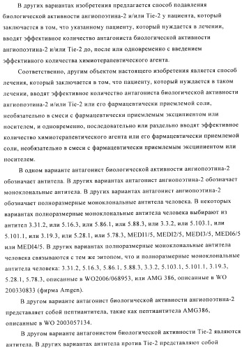 Стабилизированные антитела против ангиопоэтина-2 и их применение (патент 2509085)