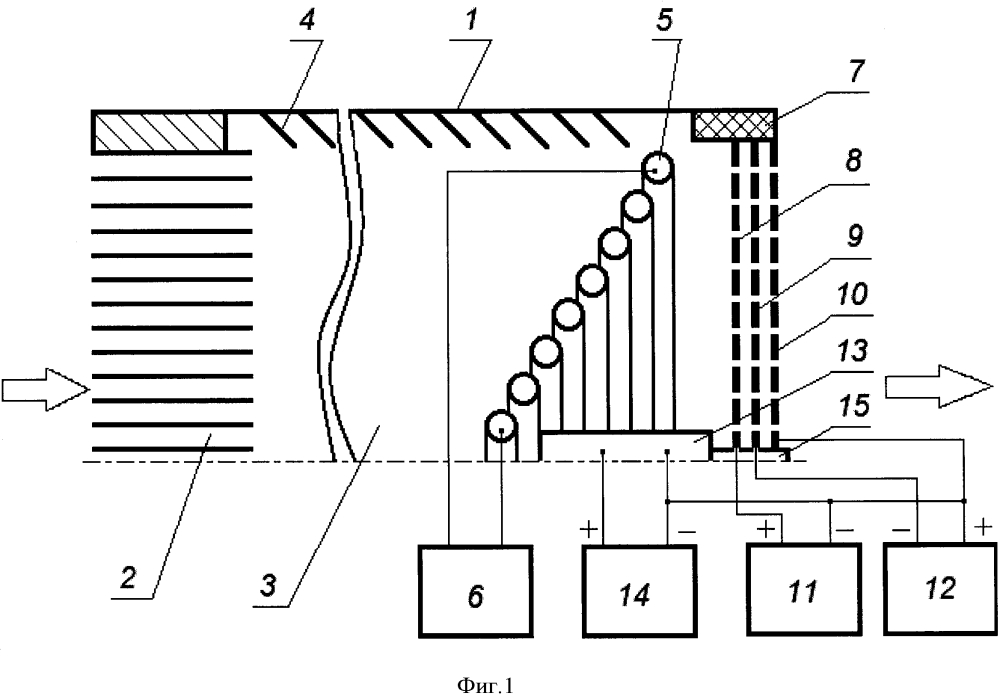 Прямоточный электрореактивный двигатель (патент 2614906)