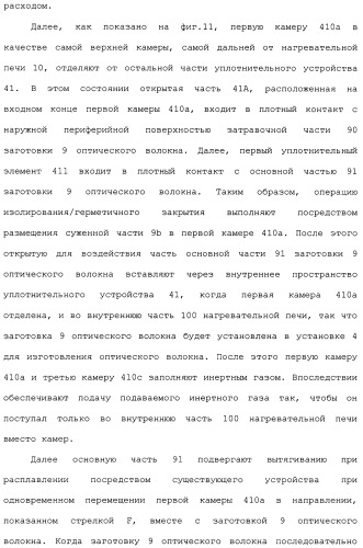 Установка для изготовления оптического волокна и способ изготовления оптического волокна (патент 2482078)