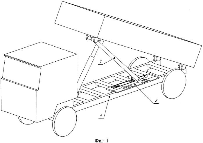 Предохранительное устройство для кузова самосвала транспортного средства (патент 2289517)