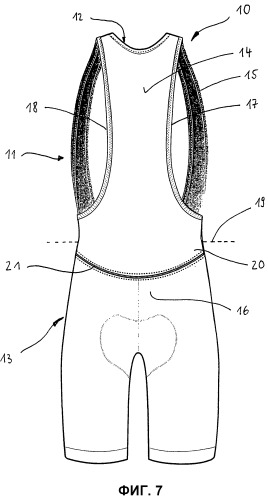 Цельный предмет одежды (патент 2512863)