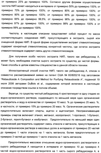 Композиция интенсивного подсластителя с глюкозамином и подслащенные ею композиции (патент 2455854)