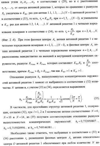 Высоконаправленная кольцевая фазированная антенная решетка (патент 2310956)