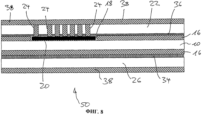 Электронное устройство, способ его изготовления и печатная плата, содержащая электронное устройство (патент 2556274)