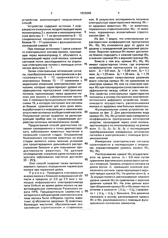 Экспрессный способ диагностики субклинического мастита (патент 1832008)